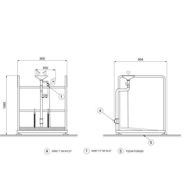 Oczomyjka SCP380 na platformie